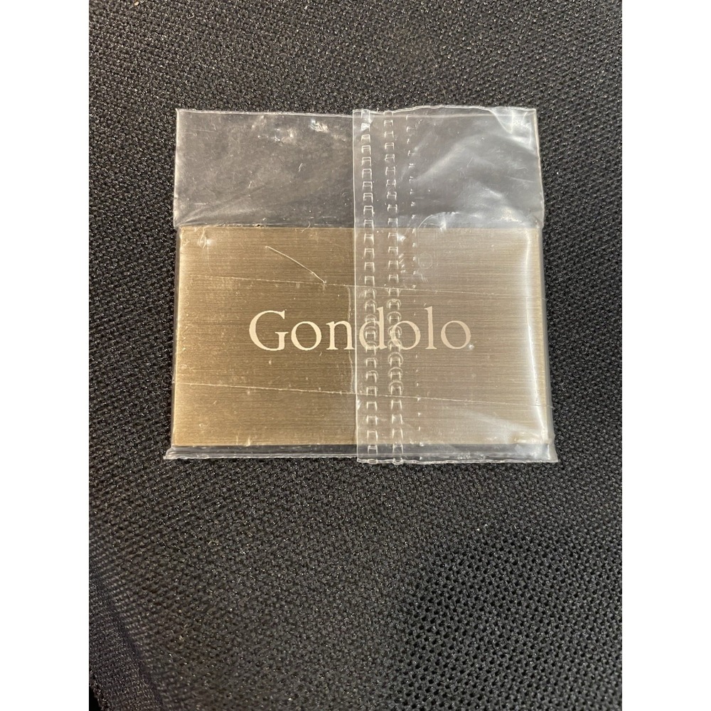 Patek Philippe Watch Display Plaque Brass, "Gondolo " Sign